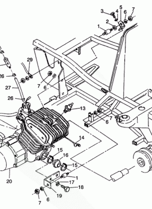 ENGINE MOUNTING - W937527 (4924042404004A)