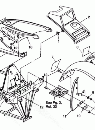 FRONT CAB ASSEMBLY 6X6 350L W938739 (4924062406001A)