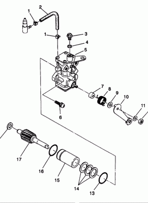 OIL PUMP ASSEMBLY Trail Boss W938527 (4924072407034A)