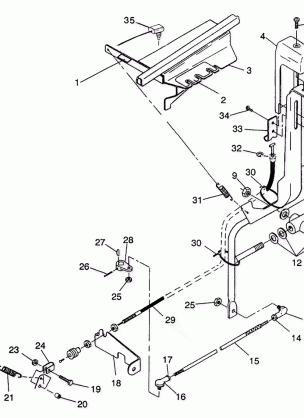 SHIFT LINKAGE ASSEMBLY 4X4 350L W938139 (4924052405031A)