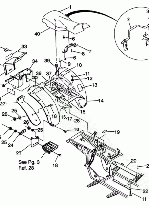 REAR CAB ASSEMBLY Trail Boss W938527 (4924072407002A)