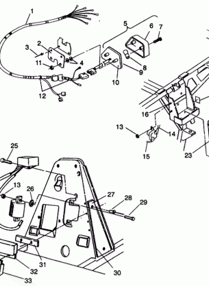 ELECTRICAL / TAILLIGHT ASSEMBLY Trail Boss W938527 (4924072407026A)