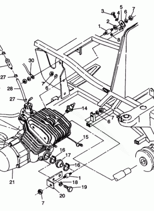 ENGINE MOUNTING Trail Boss W938527 (4924072407004A)