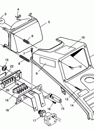 HEADLIGHT ASSEMBLY Trail Boss W938527 (4924072407008A)