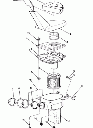 AIR BOX ASSEMBLY 250 6x6  /  W928727 (4922842284025A)