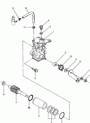 OIL PUMP ASSEMBLY 250 6x6  /  W928727 (4922842284045A)