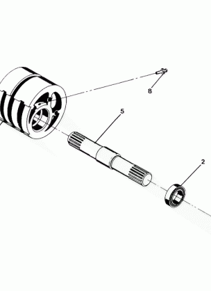 DETAILS - FRONT TIGHTENER ASSEMBLY- P / N 1380024 250 6x6  /  W928727 (4922842284022A)