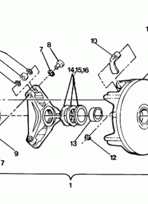 DRIVE CLUTCH ASSEMBLY 250 6x6  /  W928727 (4922842284031A)