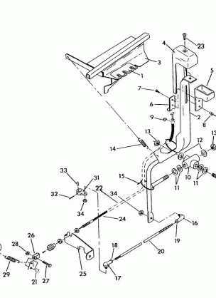 SHIFT LINKAGE ASSEMBLY 250 6x6  /  W928727 (4922842284010A)