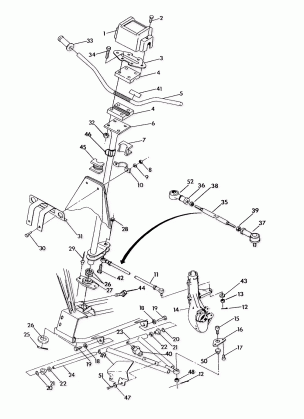 STEERING ASSEMBLY 250 6x6  /  W928727 (4922842284015A)