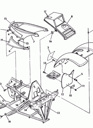 FRONT CAB ASSEMBLY 250 6x6  /  W928727 (4922842284001A)