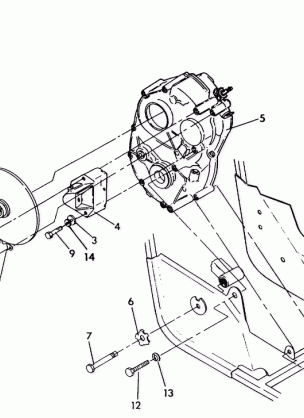 GEARCASE  /  BRAKE ASSEMBLY 250 6x6  /  W928727 (4922842284037A)