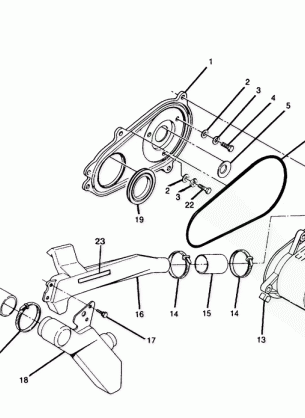 CLUTCH COVER ASSEMBLY 250 6x6  /  W928727 (4922842284026A)