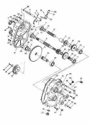 GEARCASE ASSEMBLY Trail Blazer  /  W927221 (4922852285025A)