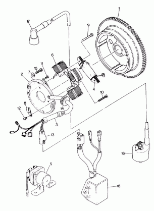 MAGNETO ASSEMBLY 250 6x6  /  W928727 (4922842284048A)