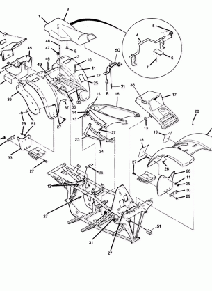 BODY ASSEMBLY 250 2X4  /  W927527 (4922862286001A)