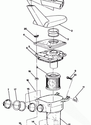 AIR BOX ASSEMBLY 350 2X4  /  W927539 (4922882288015A)