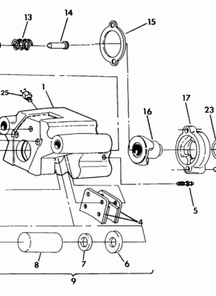 REAR BRAKE ASSEMBLY 350 2X4  /  W927539 (4922882288021A)