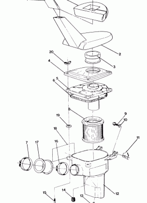 AIR BOX ASSEMBLY 250 4x4  /  W928127 (4922872287A012)