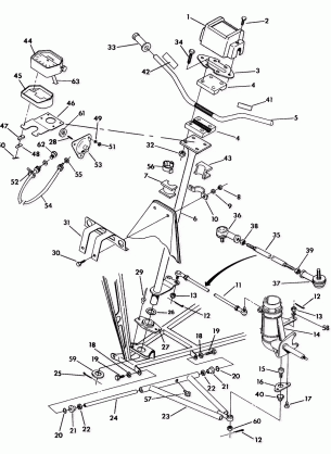 STEERING ASSEMBLY 350 2X4  /  W927539 (4922882288011A)