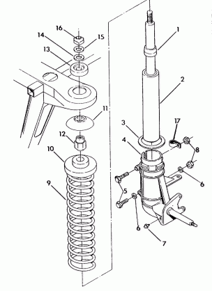 STRUT ASSEMBLY 350 2X4  /  W927539 (4922882288016A)