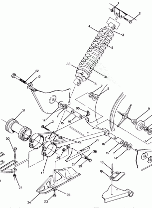 SWING ARM WELDMENT 350 2X4  /  W927539 (4922882288020A)