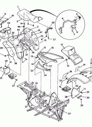 BODY ASSEMBLY 350 2X4  /  W927539 (4922882288001A)