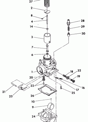 CARBURETOR ASSEMBLY 350 2X4  /  W927539 (4922882288035A)