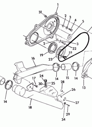 CLUTCH COVER ASSEMBLY 350 2X4  /  W927539 (4922882288022A)