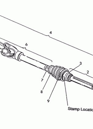 CV JOINT 350 4X4  /  W928139 (4922832283017A)