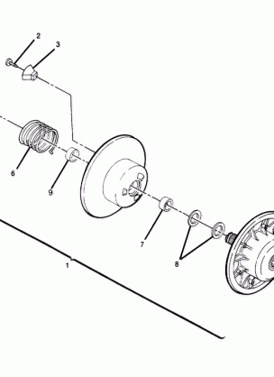 DRIVEN CLUTCH ASSEMBLY TRAIL BLAZER (4919761976024A)