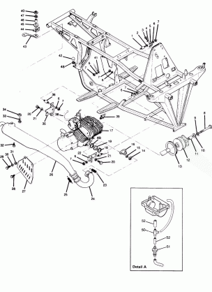 ENGINE and MUFFLER MOUNTING TRAIL BLAZER (4919761976005A)