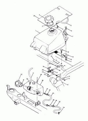 FUEL TANK ASSEMBLY 350 2X4 - Update (4919821982009A)