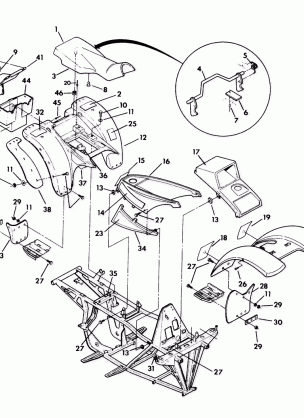 BODY ASSEMBLY    350 2X4 - Update (4919821982001A)