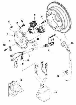 MAGNETO ASSEMBLY   350 2X4 - Update (4919821982041A)