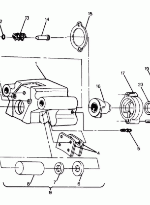 REAR BRAKE ASSEMBLY 250 4X4 - Update (4919791979032A)