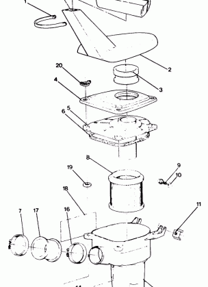 AIR BOX ASSEMBLY  TRAIL BOSS (4919771977019A)