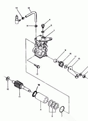 OIL PUMP ASSEMBLY Trail Boss - Update (4919771977035A)