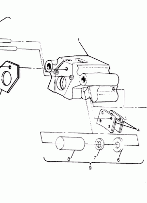 REAR BRAKE ASSEMBLY  BIG BOSS 4X6 (4919801980035A)