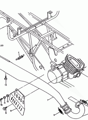 MUFFLER MOUNTING 6X6 UPDATED 2-91 (4919811981009A)