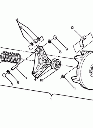 DRIVE CLUTCH ASSEMBLY 6X6 (4919811981030A)