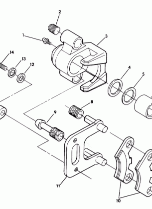 FRONT BRAKE ASSEMBLY 6X6 (4919811981028A)