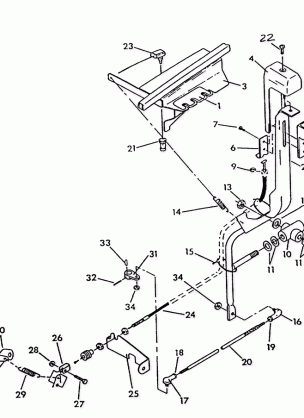 SHIFT LINKAGE ASSEMBLY UPDATED 2-91 6X6 (4919811981016A)