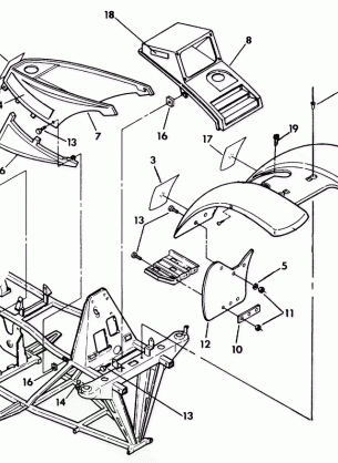 FRONT CAB ASSEMBLY 6X6 UPDATED 2-91 (4919811981001A)