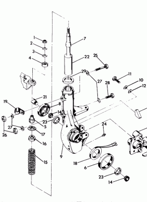 FRONT STRUT ASSEMBLY  6X6  UPDATE 2-91 (4919811981010A)