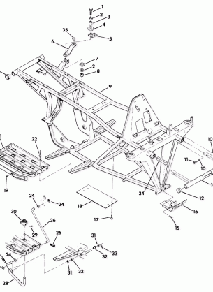 Frame Assembly with Racks (4918411841003A)