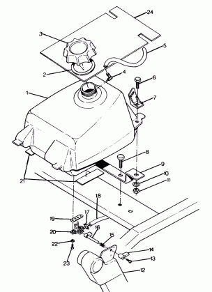 FUEL TANK ASSEMBLY 6X6 UPDATED 2-91 (4919811981004A)