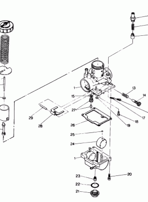 CARBURETOR ASSEMBLY 6X6 (4919811981046A)