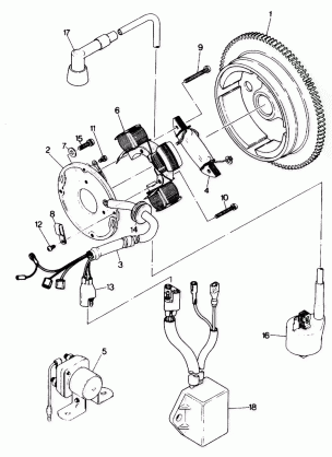 MAGNETO ASSEMBLY 6X6 (4919811981048A)