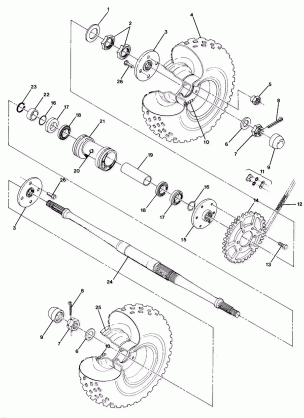 Rear Wheel Drive Assembly (4917721772017A)